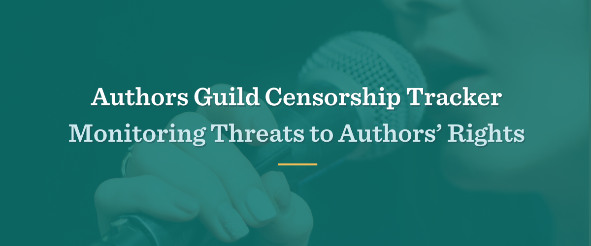 Authors Guild Censorship Tracker