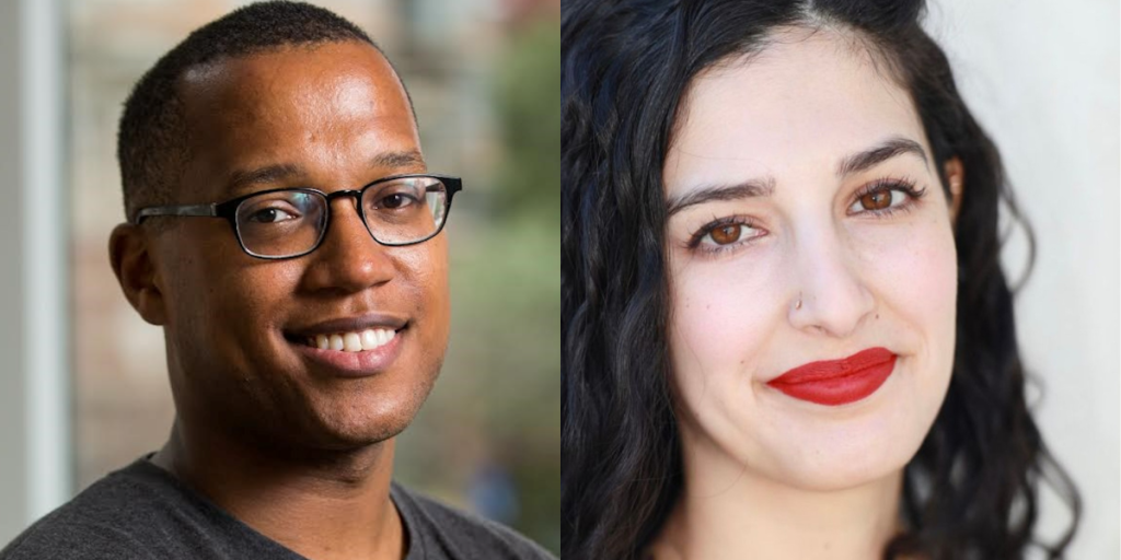 Headshot of Branden Jacobs-Jenkins and Sanaz Toossi
